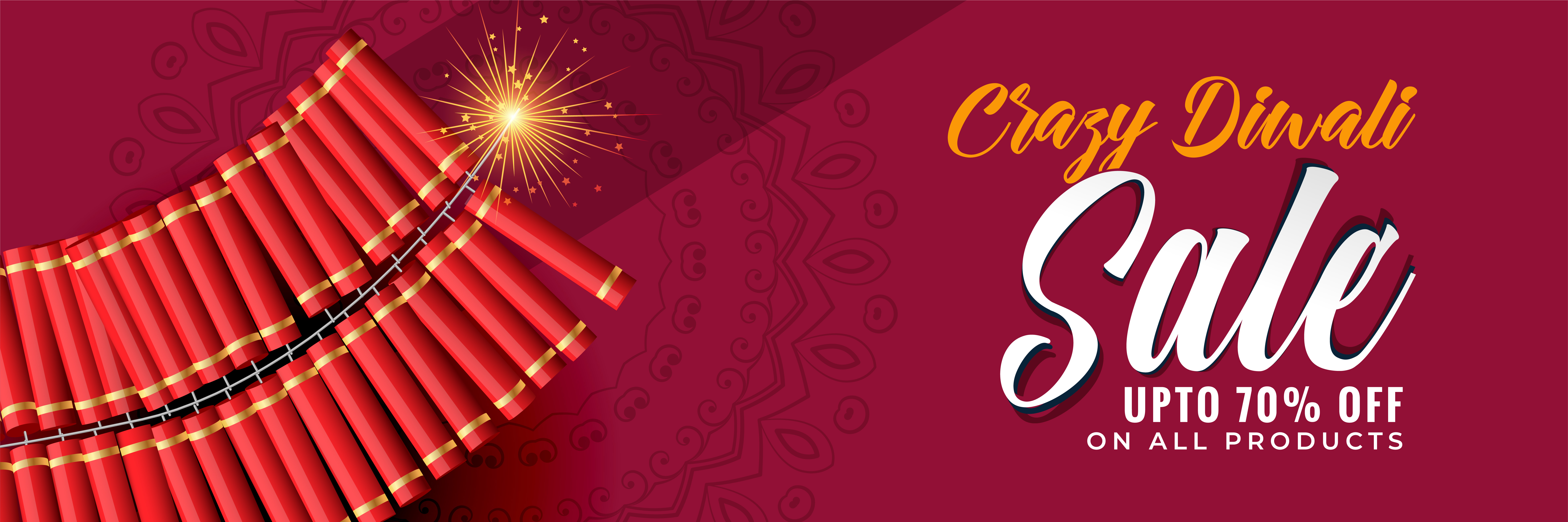 Sivakasi Diwali crackers sale banner - 80% discount, delivery across Tamil Nadu, Kerala, Andhra Pradesh, Karnataka